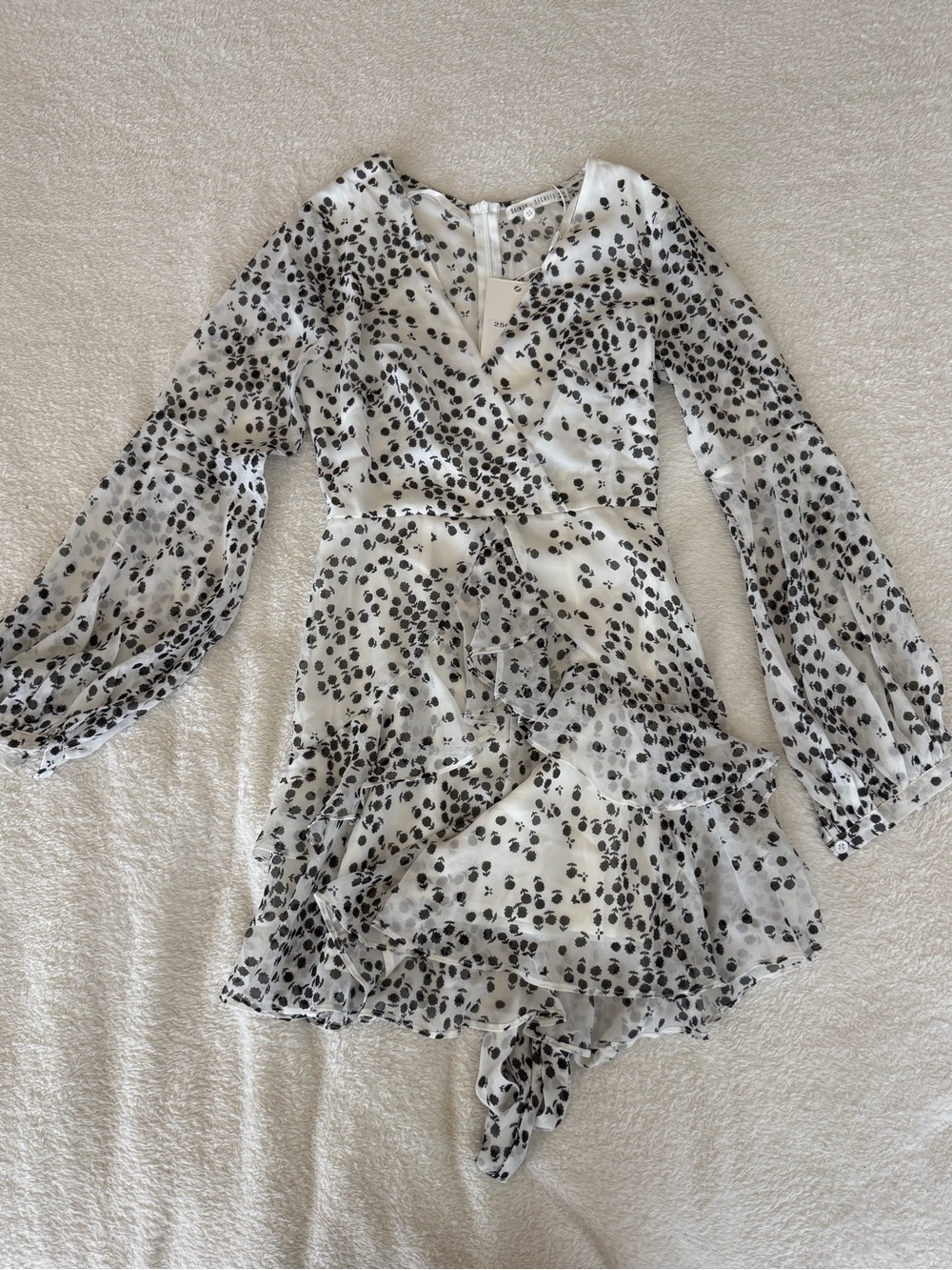 Women’s Black & White Printed Dress